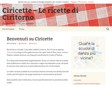 Tablet Screenshot of ciricette.it